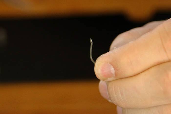 Stap 3. Zo ziet de haak er na buigen uit