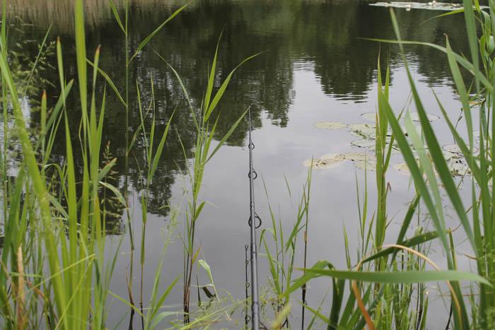 De hengel ligt 'spot on'.