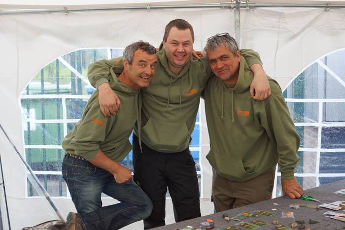 Een gedeelte van het PB team: Marcel, John Caeyers en Carlo Carpels.