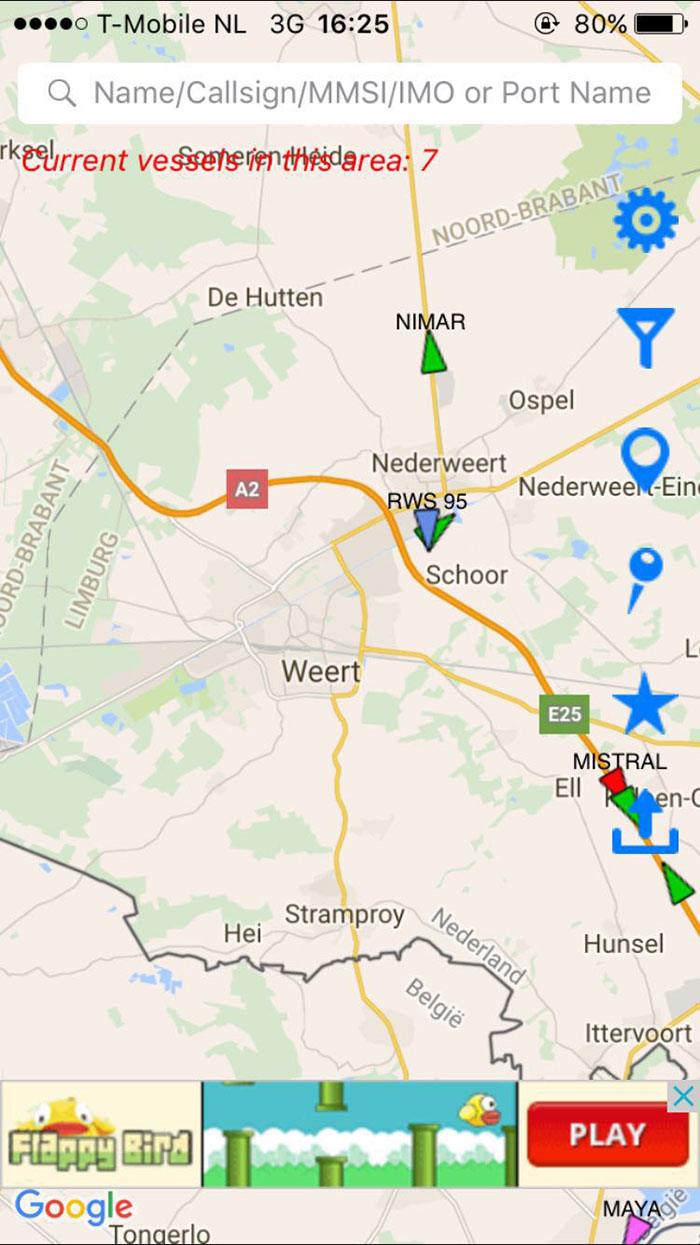 Find Ship Lite, een handige app voor zowel Android als iOS.