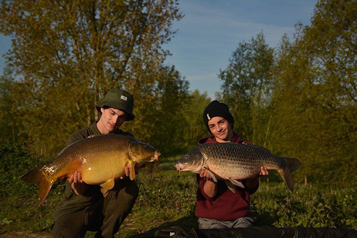 De boys genoten met volle teugen van de vrije dagen. Happy days!