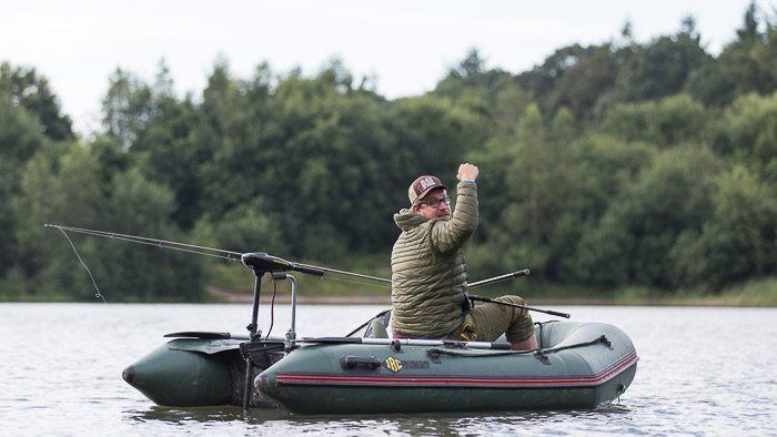 De voldoening was dan ook groot na het landen van de vis!