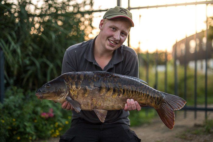 'S avonds al direct een prachtig spiegeltje.