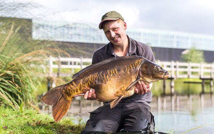 En vlak voor de ochtend ook nog de topspiegel van het water. Over een effici