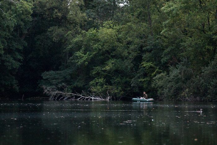 Ruige stekken waar de vissen zelfs onder de boot door zwommen.