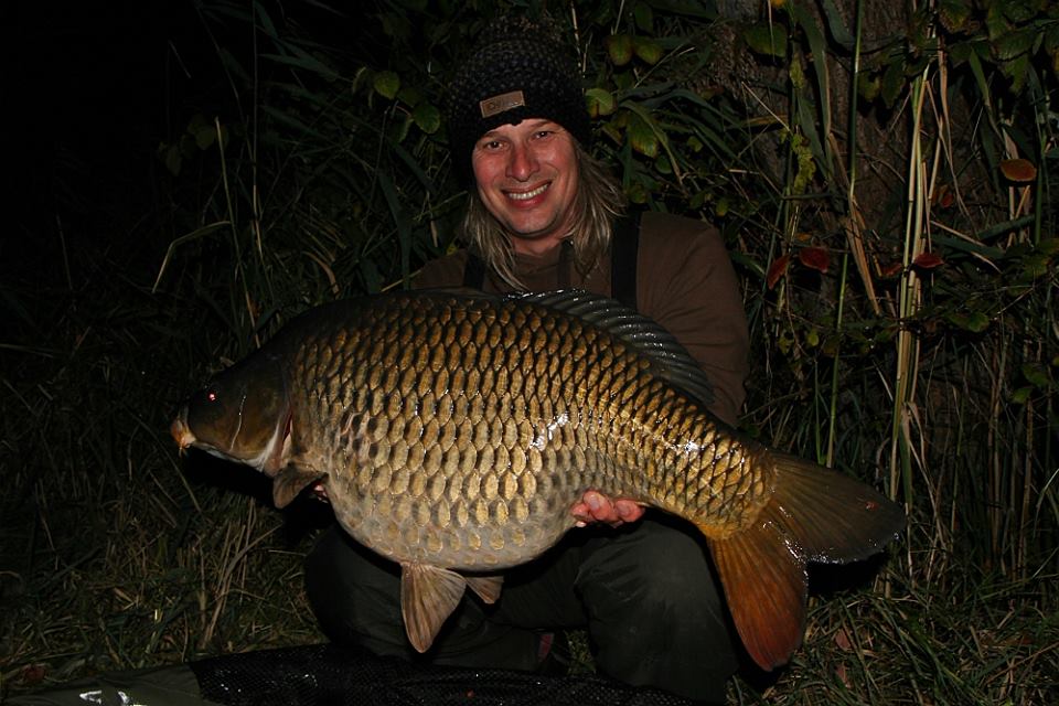 Roelof met een recente Oktober vangt van het kanaal...