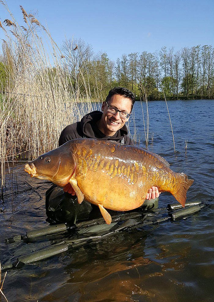 Een Belgische veertiger van april dit jaar. Een vis die ik