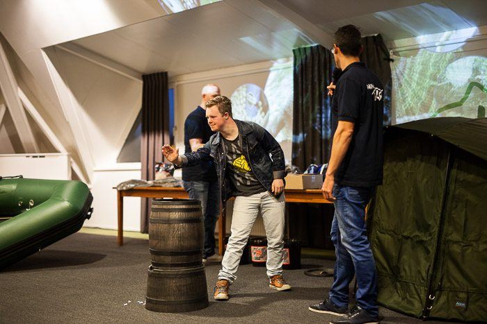 Sjors maakte er een hele show van...