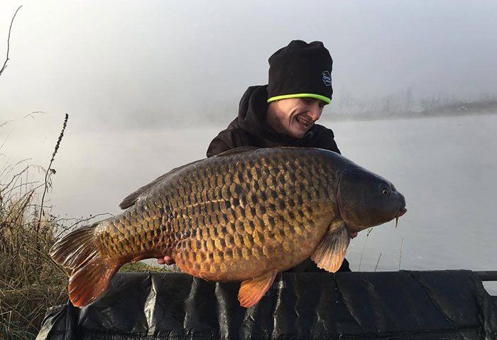 Dankzij een kort voerplan wist Rudy deze kanaalbuffel te strikken. Not bad!