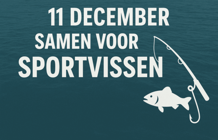 Oproep sportvissers: wees erbij op 11 december!